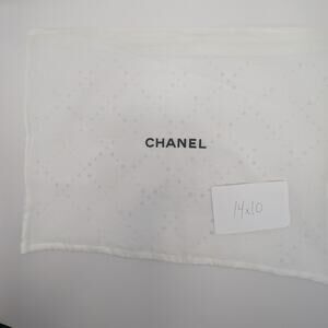 Authentic Black Chanel Dust Bag – 14"Wx10"H for Handbags, Wallets & Accessories